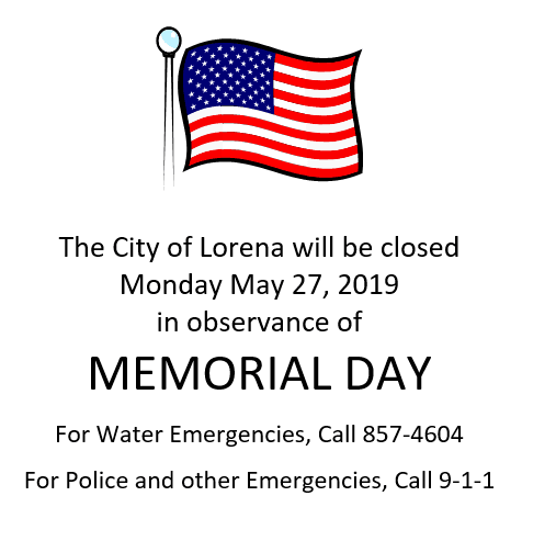 Memorial Day 2019