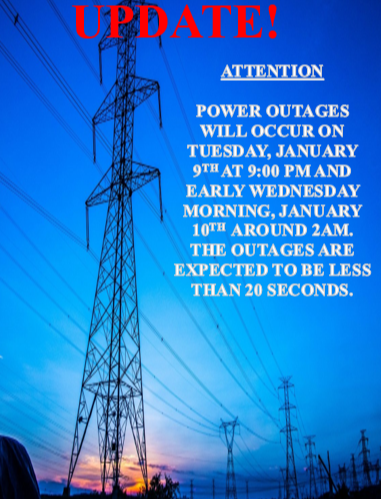 ONCOR POWER OUTAGE UPDATE